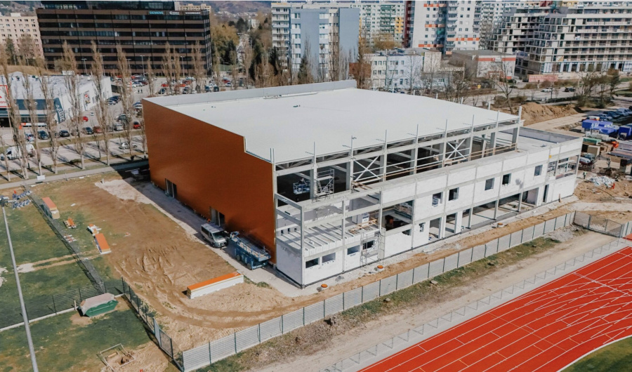 Construction of sport center Žilina