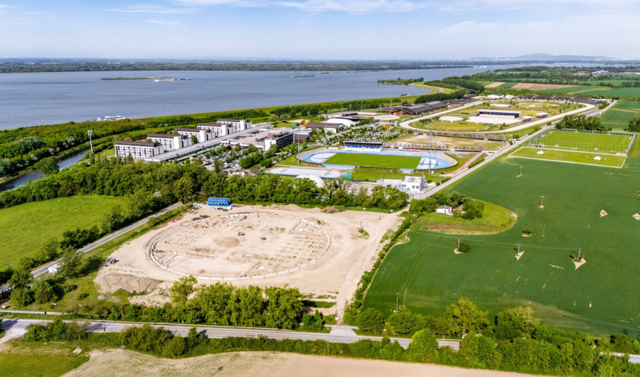 Construction of the Olympic Arena – Šamorín