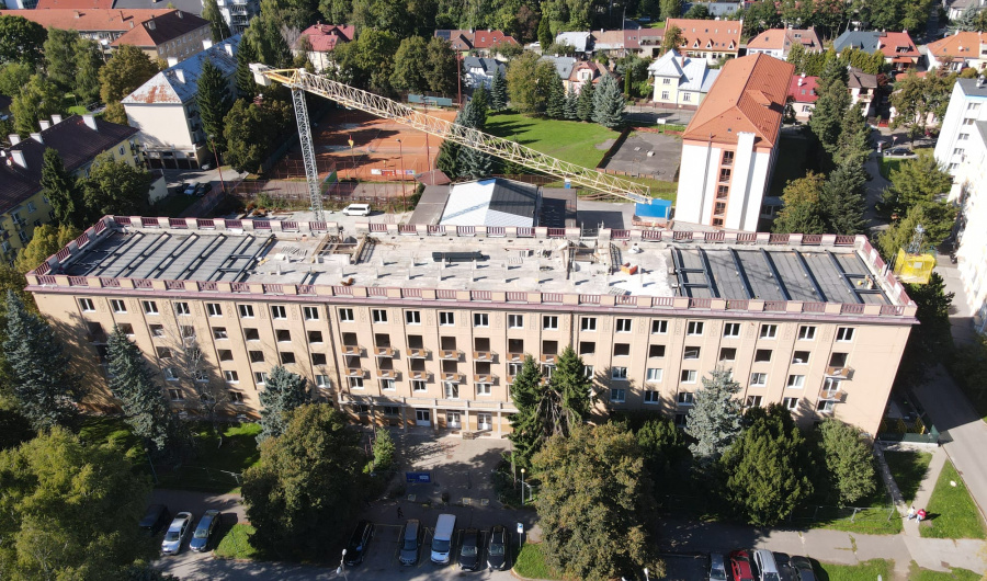 Rekonštrukcia internátov UMB v Banskej Bystrici