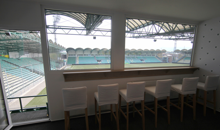 Rekonštrukcia západnej tribúny štadióna MŠK Žilina – VIP priestory 